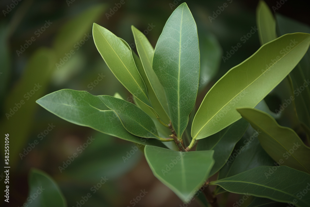 Bay leaf herb pictures showcase the aromatic and green leaves of the