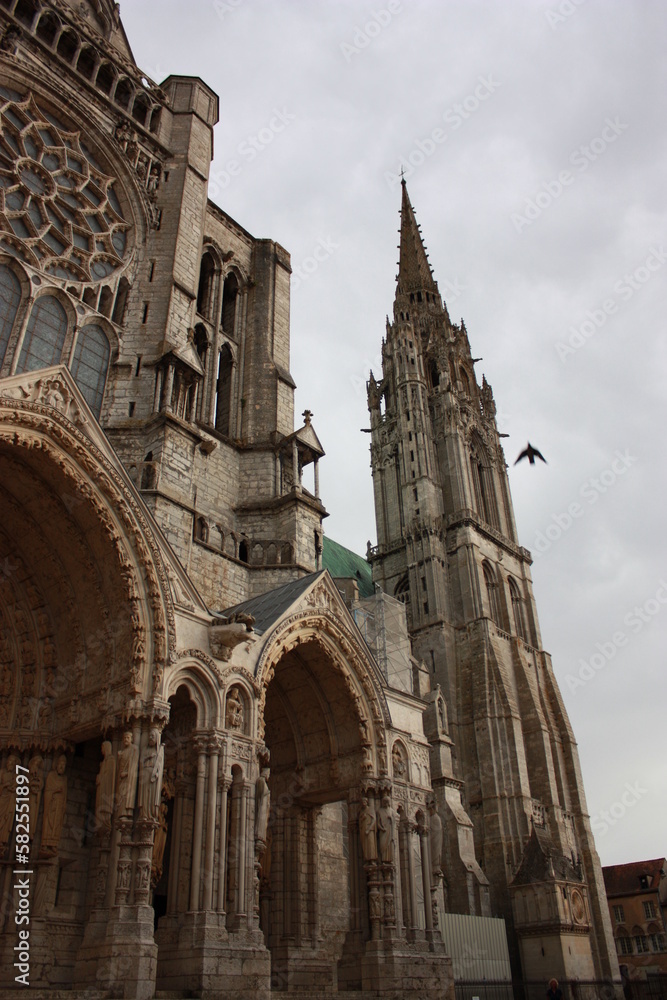 Cathedral of Notre-Dame de Chartres in Chartres, France