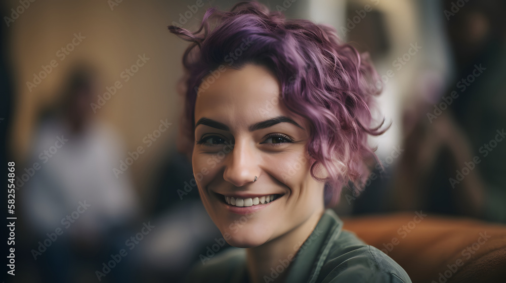 Obraz premium student girl in college