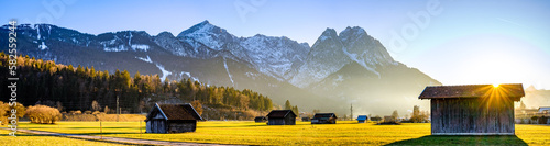 landscape near Garmisch-Partenkirchen - Zugspitze mountain
