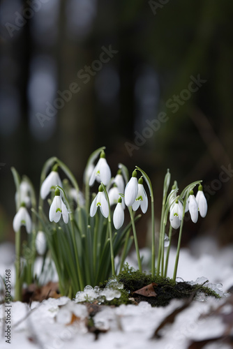 Snowdrop flower pictures showcase the delicate and elegant white flowers of the Galanthus plant. These images are a beautiful representation of winter and the arrival of spring. 