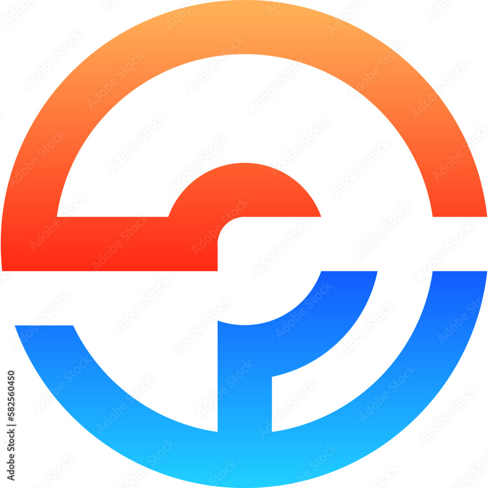 Circular Geometric Logo Circular Geometric Logo