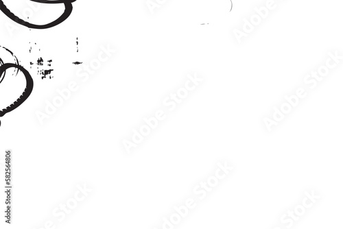 Monochromatic stop freeze frame of black and white grunge pencil doodle scribbles lines on white background. Coal line sketch. Vector.