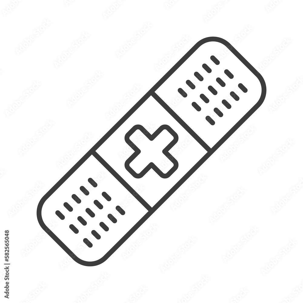 png image of band-aid icon in black lines with transparent background png image of band-aid icon in black lines with transparent background