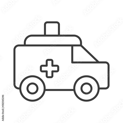 png image ambulance icon on transparent background