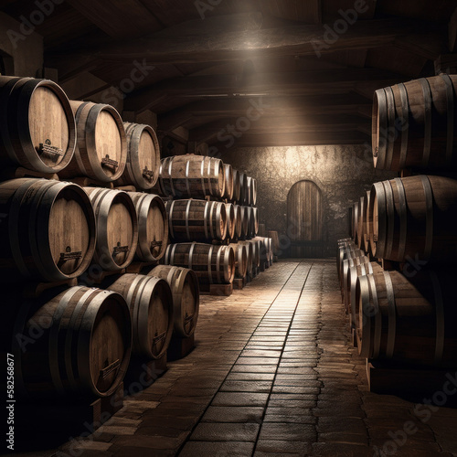 Savor the Wine Cellar Experience  Rustic Oak Barrel Collection