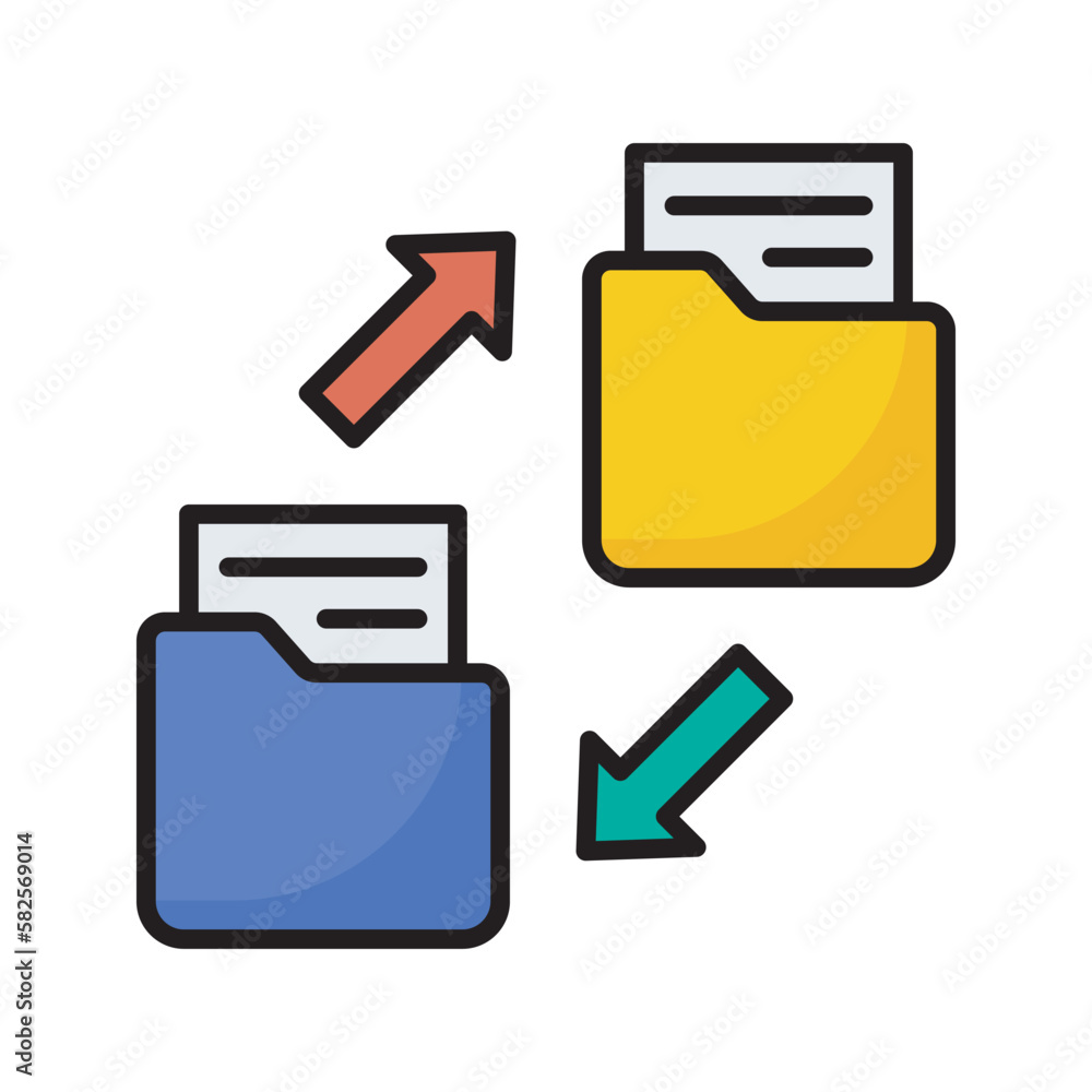 File transfer vector filled outline Icon Design illustration. SEO Development And Marketing Symbol on White background EPS 10 File File transfer vector filled outline Icon Design illustration. SEO Development And Marketing Symbol on White background EPS 10 File