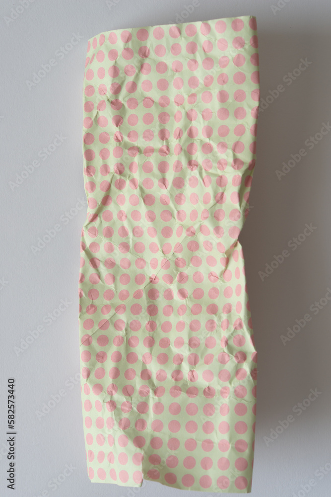 crumpled paper object with pattern crumpled paper object with pattern