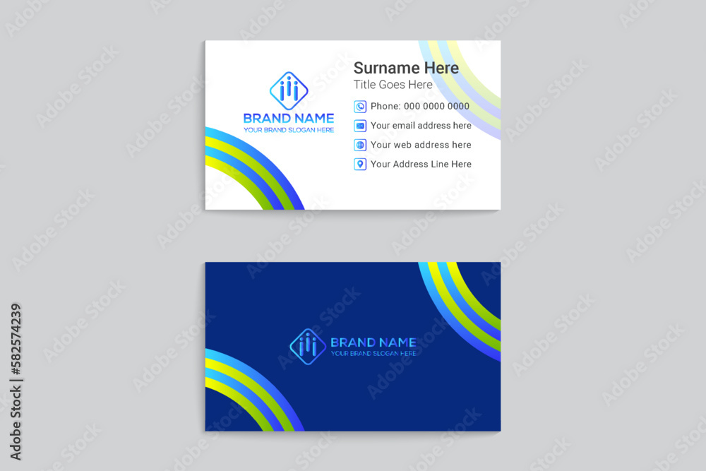 Creative and professional business card template