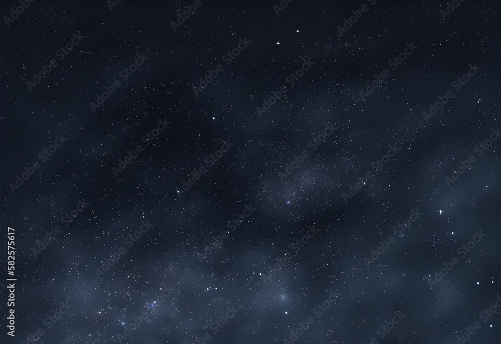 A vast space full of stars and stardust. Inspirational minimalistic backdrop.
