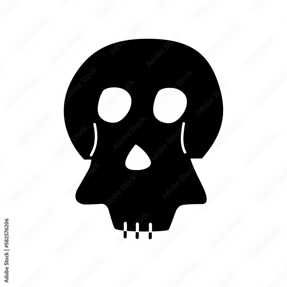 skull vector silhouette skull vector silhouette