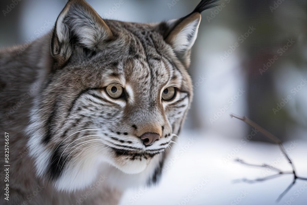 Elusive Lynx, created with Generative AI technology Elusive Lynx, created with Generative AI technology