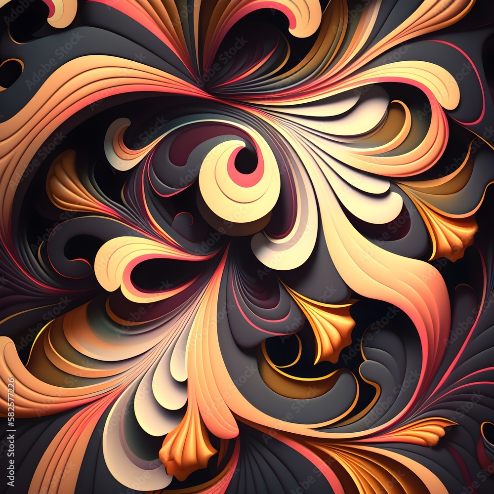 abstract background with flowers abstract background with flowers