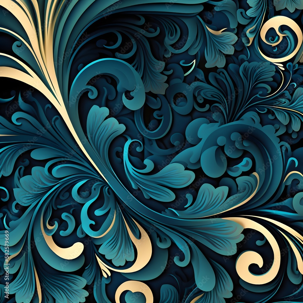 abstract ornamental with swirls abstract ornamental with swirls