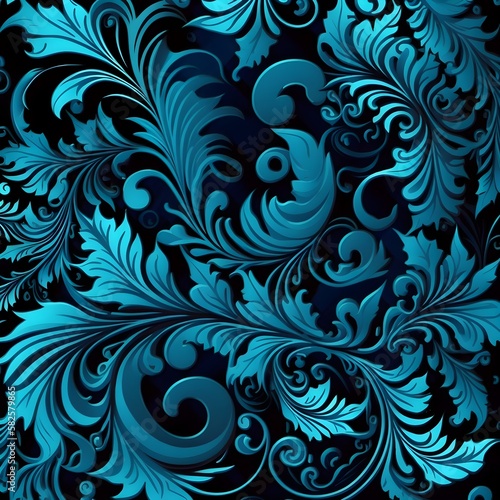 abstract ornamental with swirls