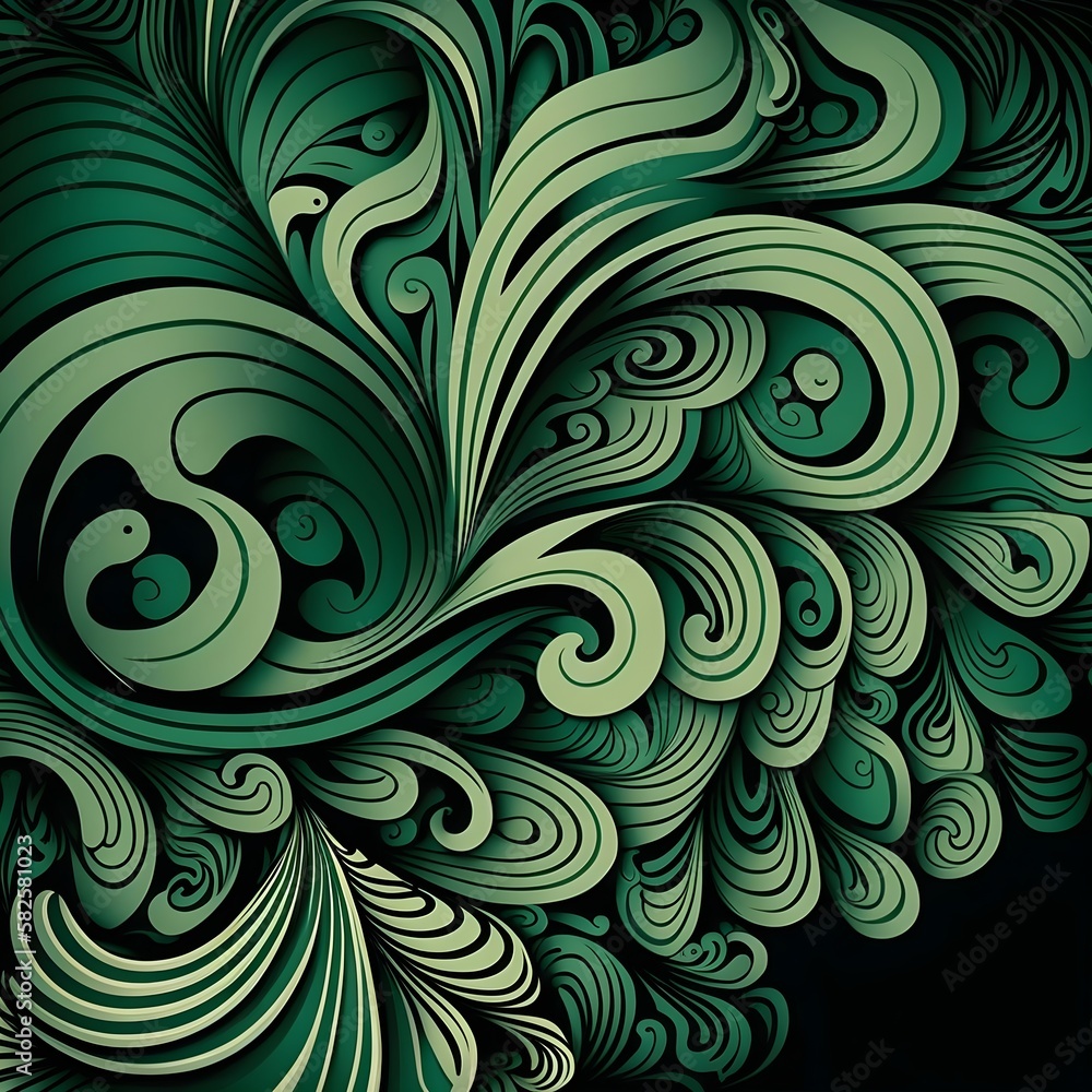 abstract pattern with ornamental abstract pattern with ornamental