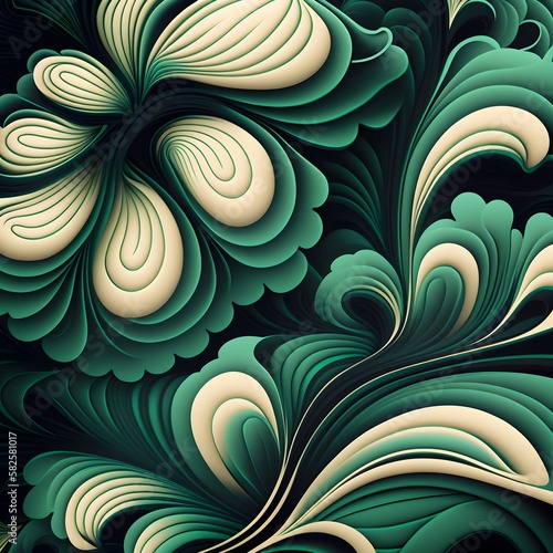 abstract pattern with ornamental