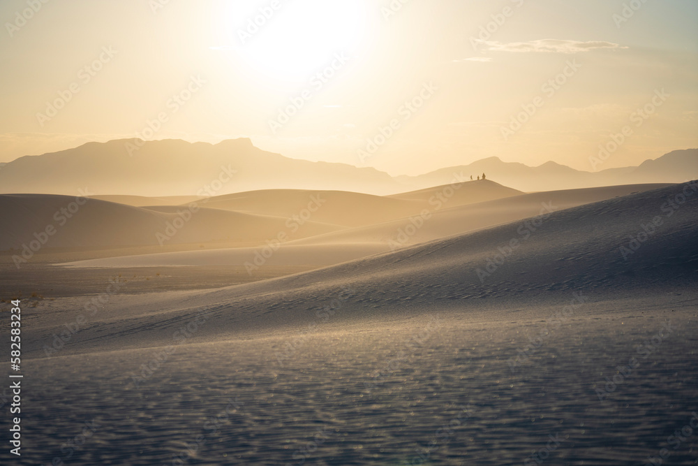 Sunset in White Sands
