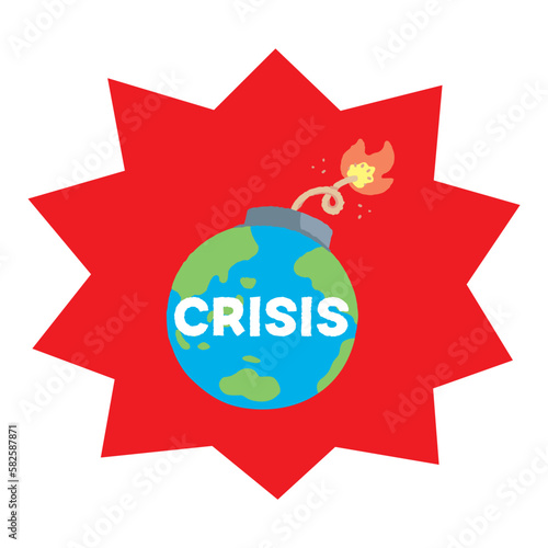 地球_アジア・オセアニア・アメリカ_爆弾_導火線_crisis_バクダン赤_主線無し