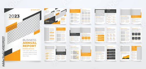 minimalist brochure template with modern concept and minimalist layout use for business profile and product catalog