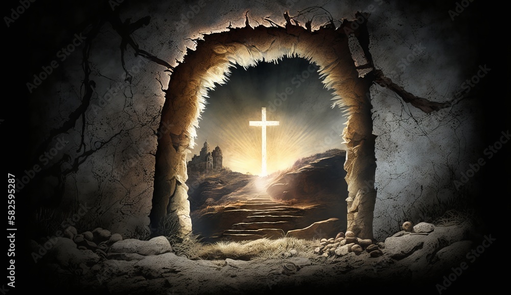 Fototapeta premium Empty Tomb of Jesus