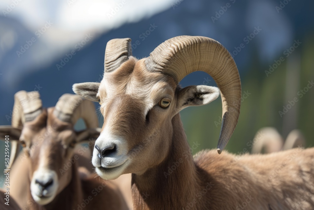 untamed goats. Generative AI
