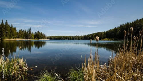 Loch Leven lake in Cypress Hills Provincial Park, Saskatchewan, Canada