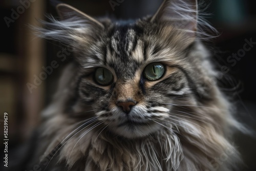 FLuffy Cat is a lovely creature. Generative AI