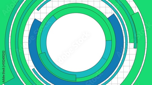 Wallpaper Mural 円のモーショングラフィックス　
15秒ループ
Apple ProRes 422 HQ　MOV Torontodigital.ca