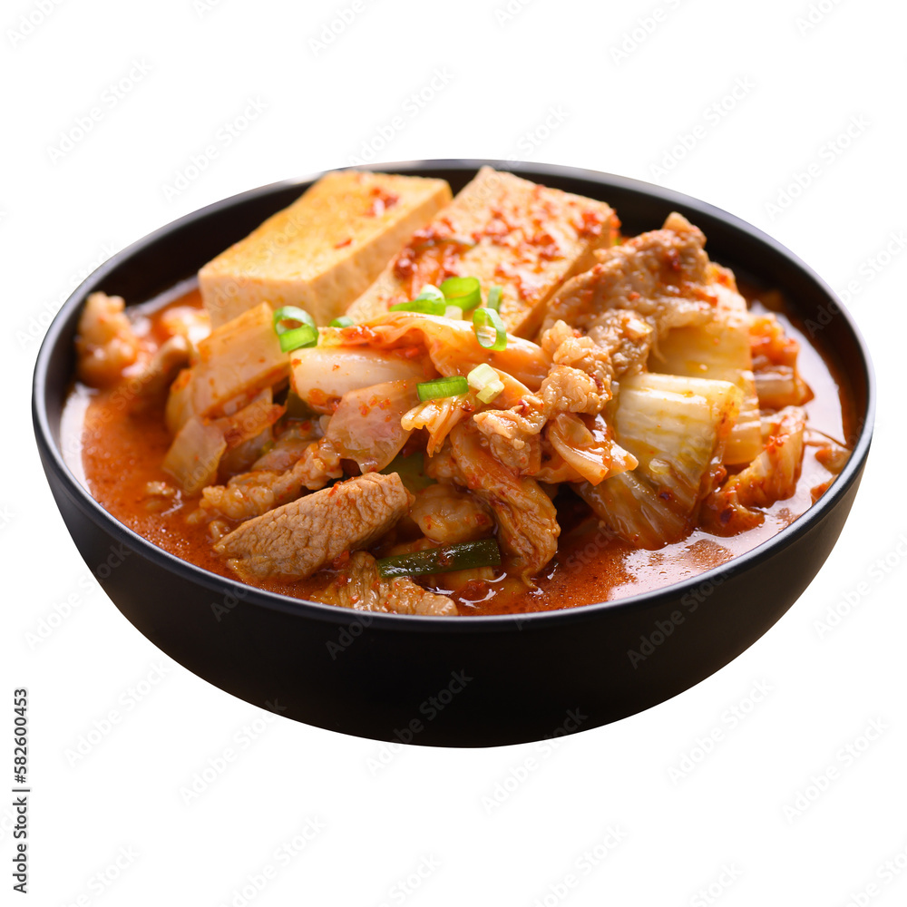 Korean kimchi soup with tofu (Kimchi Jjigae) Korean kimchi soup with tofu (Kimchi Jjigae)