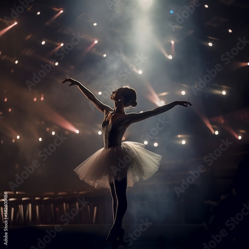 woman dancing on stage