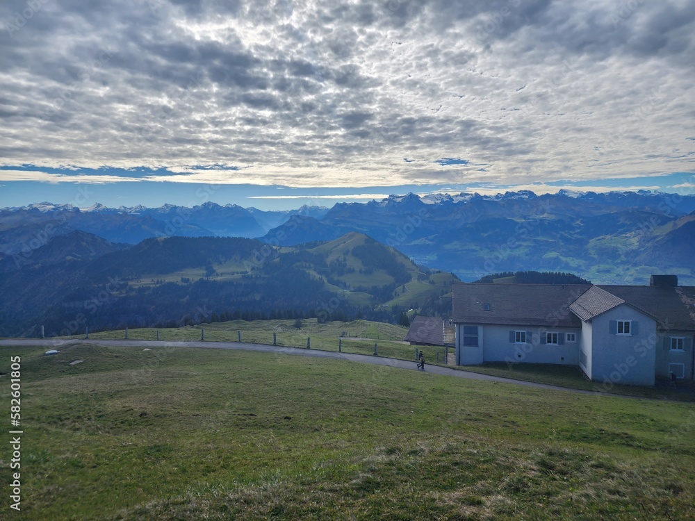 house in the mountains