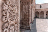 columns of the cloisters of the ancient temple