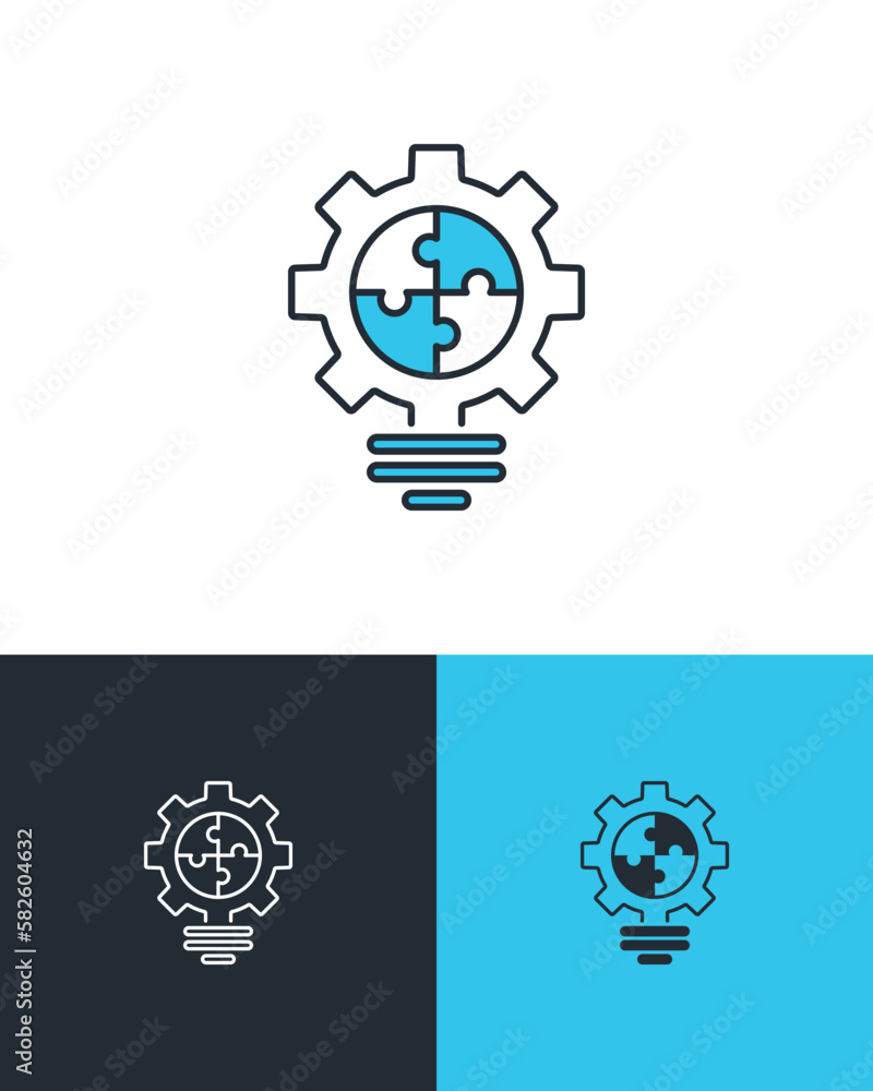 Fototapeta premium Innovative Strategic Ideas Concept Design