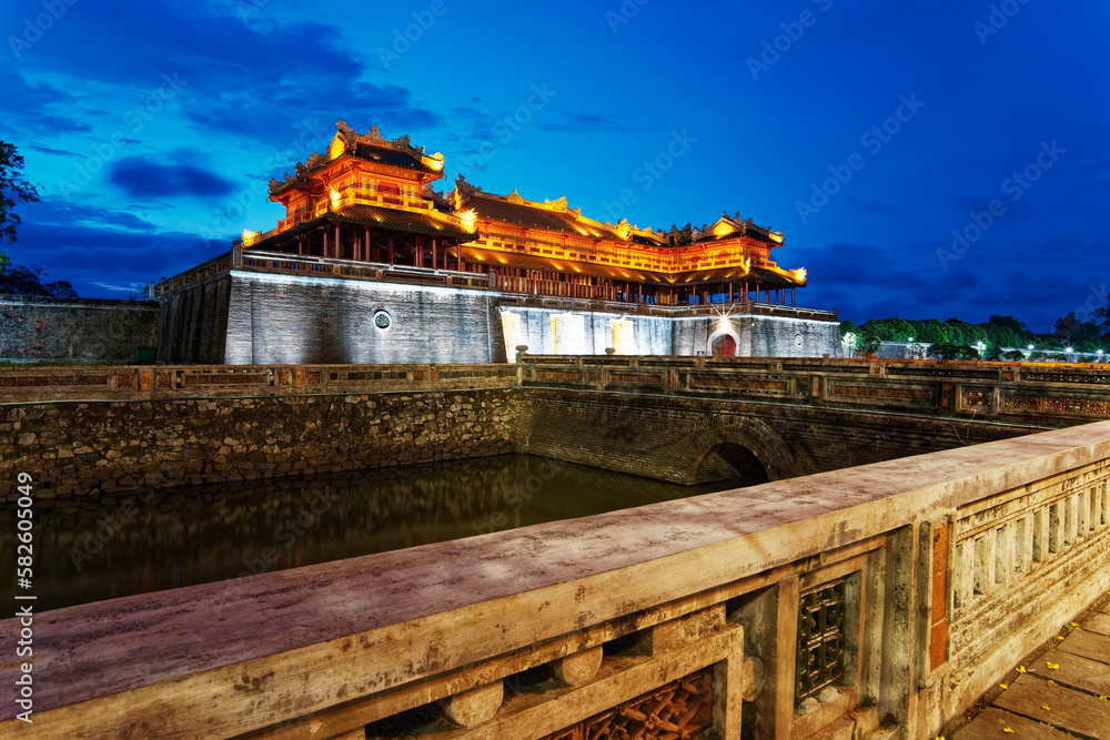 Obraz premium Imperial Royal Palace of Nguyen dynasty in Hue, Vietnam