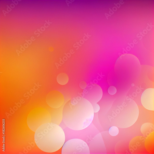 pink and orange, abstract background design, gradient, blur, modern, Generative AI
