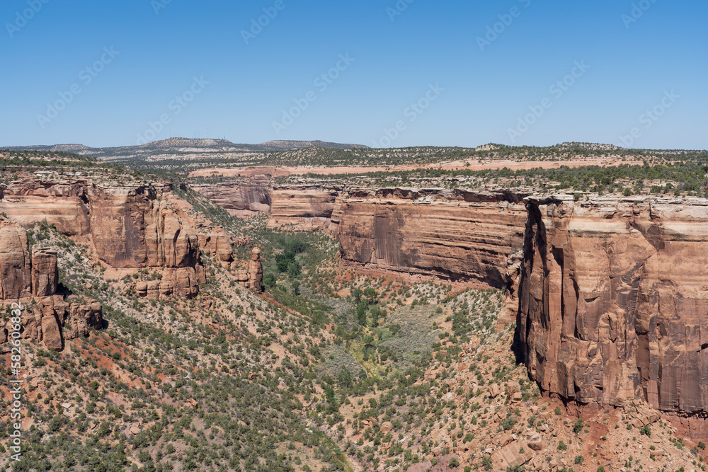 The view of the Colorado National Monument