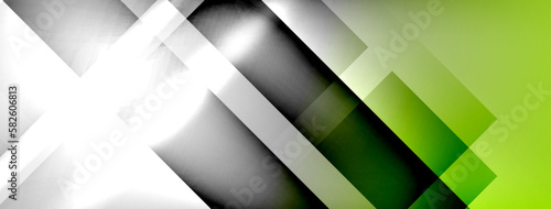Light and shadow squares and lines abstract background