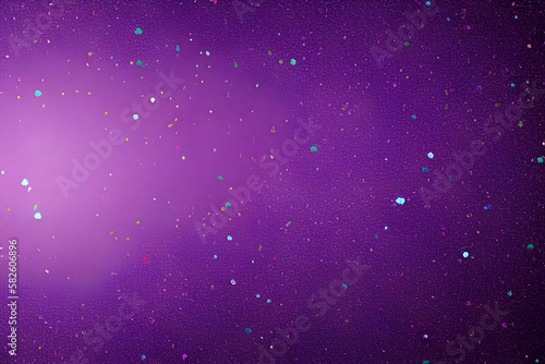 abstract glitter silver, purple, blue lights background. de-focused. banner 