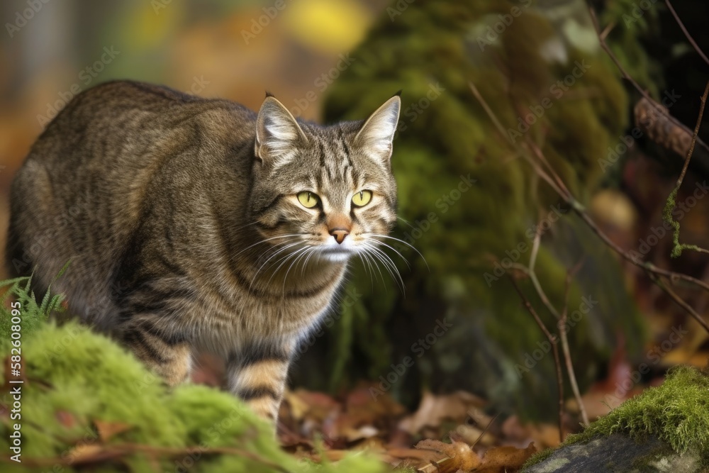 Highland Wildcat Britain's sole native wildcat and, in some circles, a species more threatened than the Siberian Tiger. Generative AI