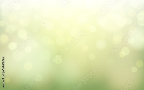 Nature green bokeh soft light abstract background, Vector eps 10 illustration bokeh particles, Background decoration