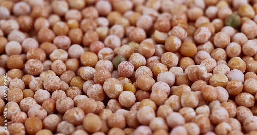 Round yellow peas for cooking porridge, raw yellow peas scattered before cooking Round yellow peas for cooking porridge, raw yellow peas scattered before cooking