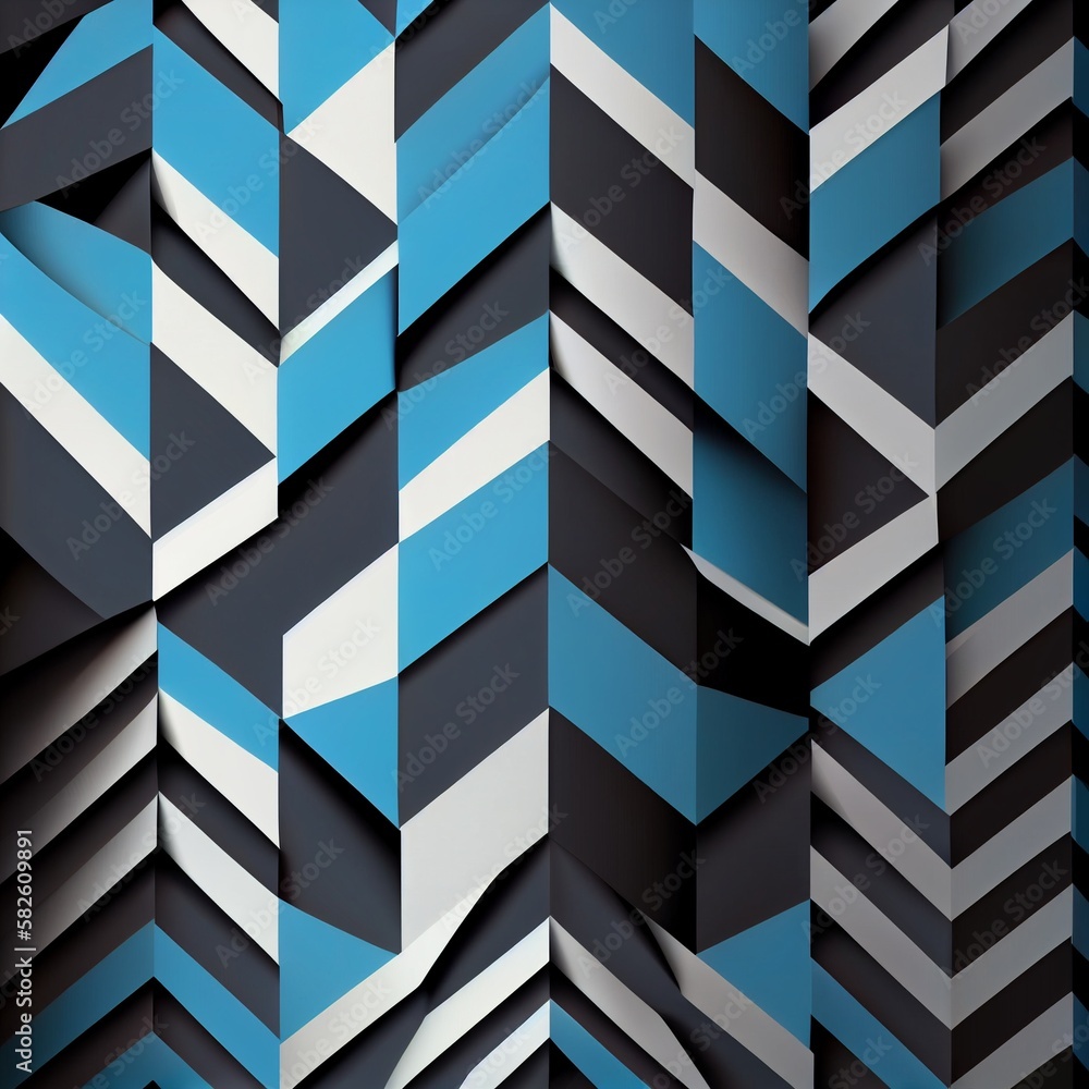 Geometric grey blue and black pattern - AI generated abstract background wallpaper Geometric grey blue and black pattern - AI generated abstract background wallpaper