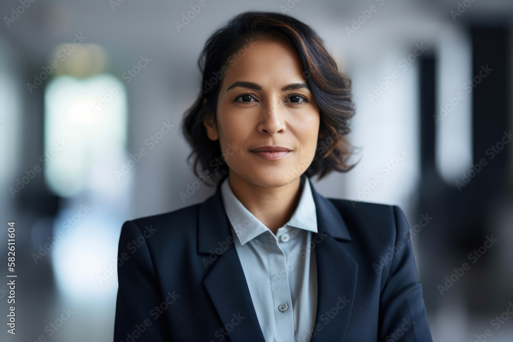 Female as business woman with fake nose Stock Photo - Alamy