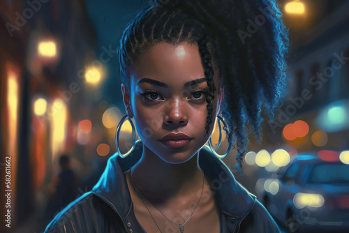 portrait of a person in the city