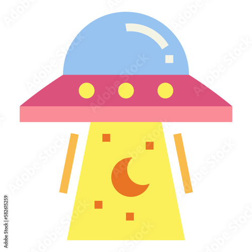 abduction flat icon style