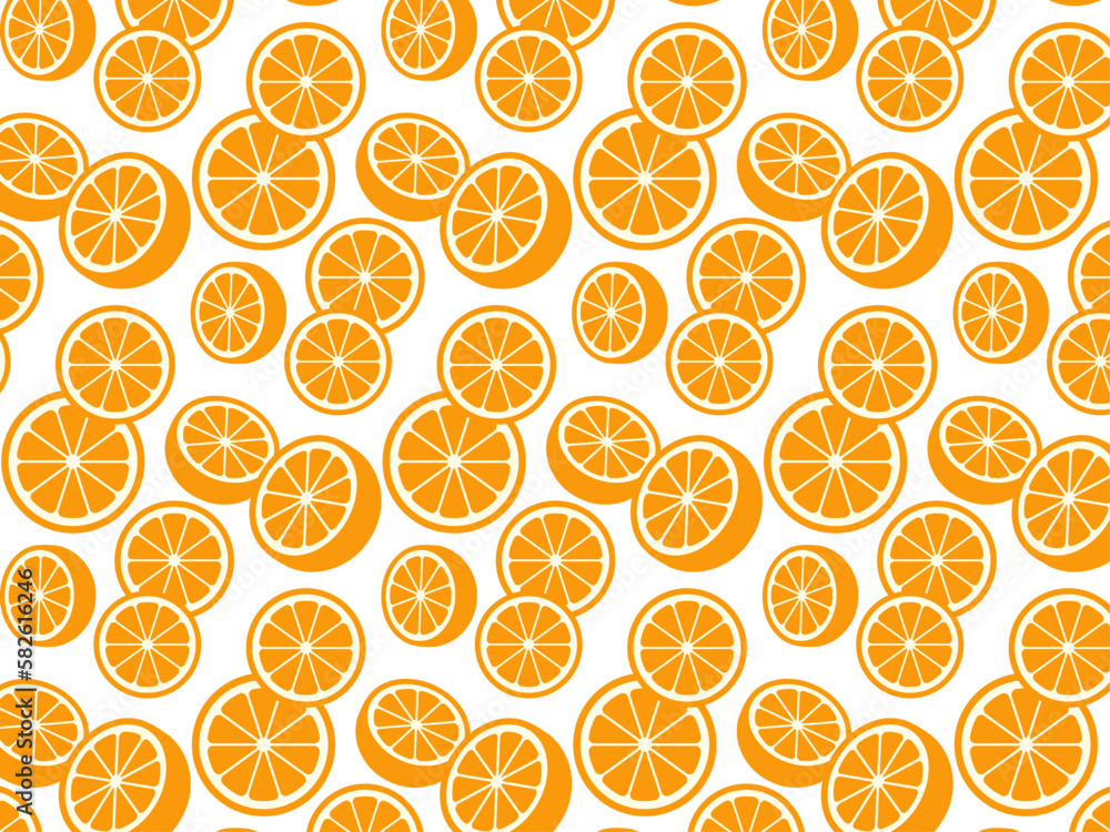 オレンジ、スライスB5