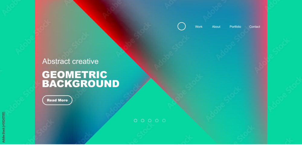 Triangles with fluid colors geometric abstract background. Techno or business concept, pattern for wallpaper, banner, background, landing page Triangles with fluid colors geometric abstract background. Techno or business concept, pattern for wallpaper, banner, background, landing page