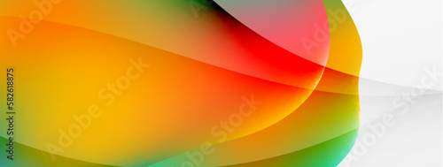 Fluid color abstract background. Liquid gradients, wave pattern. Trendy techno business template for wallpaper, banner, background or landing