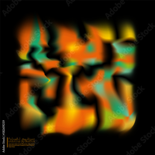 Colorful gradient. A template with a blurred color background for interior, prints, decorations, creativity and web design. The basis for posters, posters, covers and creative ideas